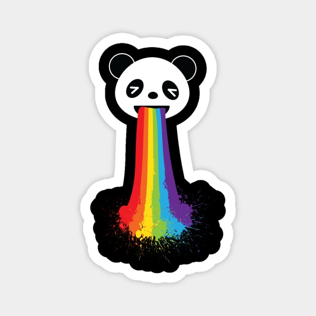 Rainbow Panda LGBT Pride Magnet by ProudToBeHomo