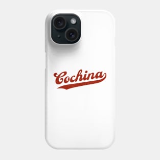 Cochina - Red design Phone Case