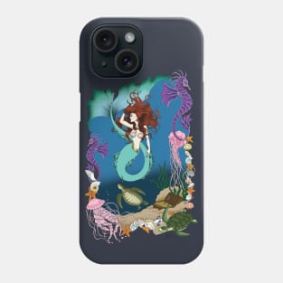 Mermaid and Friends Phone Case