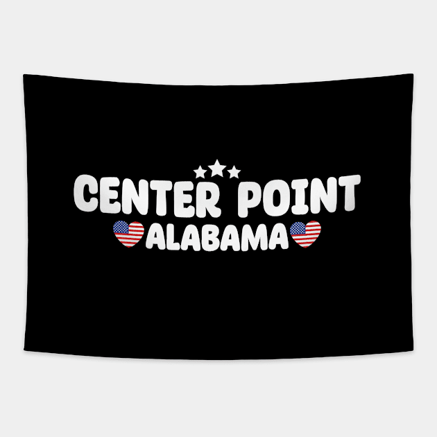 Center Point Alabama Tapestry by Ericokore