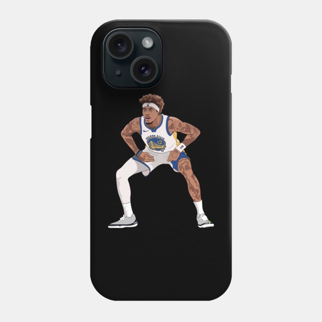 Kelly Oubre Jr - Golden State Warriors Phone Case by IveyEricssonArt