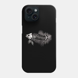 Betta Fish Skeleton Aquarium Fish Lover Phone Case