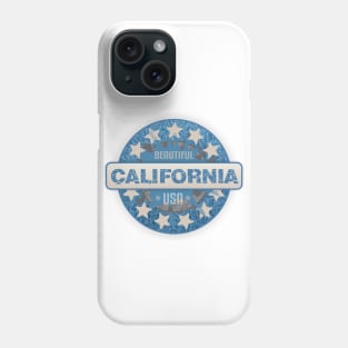 California Graphic T Shirt Phone Case