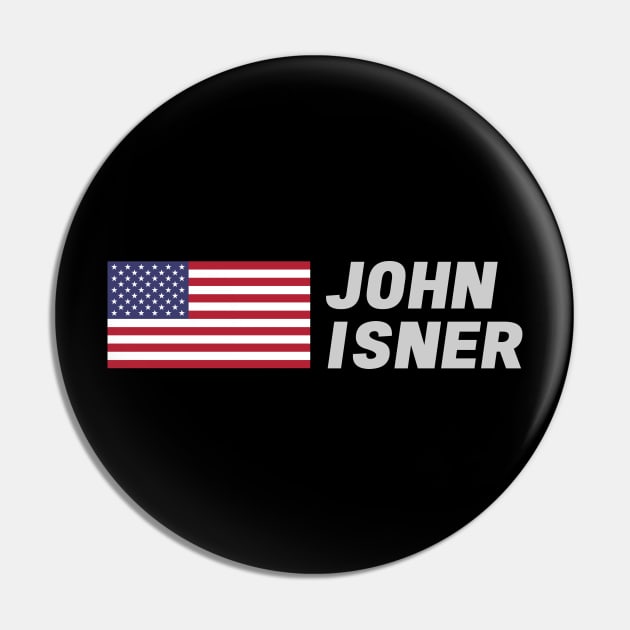 John Isner Pin by mapreduce