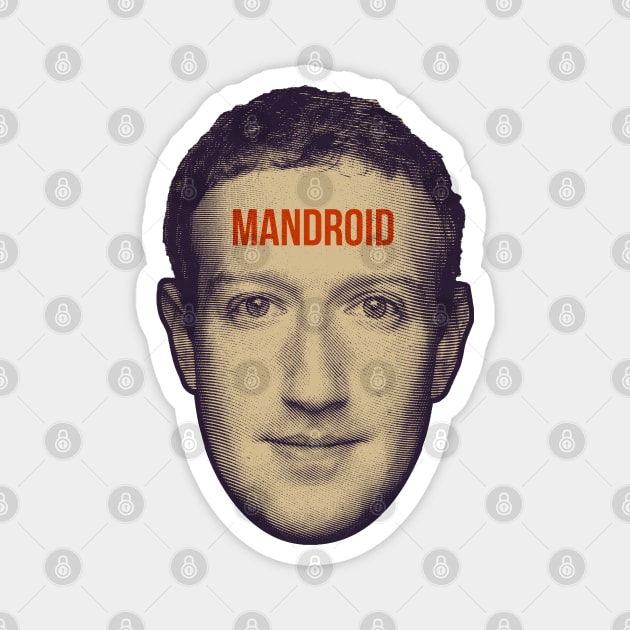 Mandroid Magnet by FITmedia