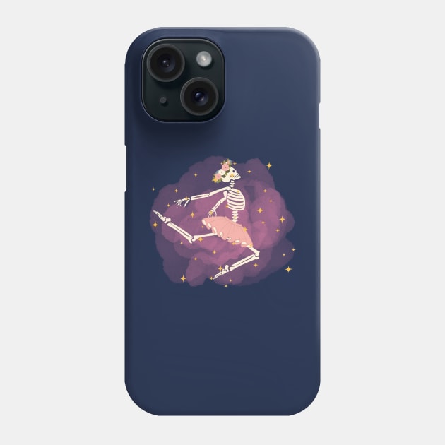 Amidst stars, grace dances, beauty in every step Phone Case by Heartfeltarts