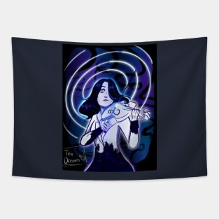 White Violin Tapestry