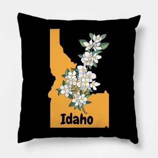 Idaho State Flower Syringa Pillow