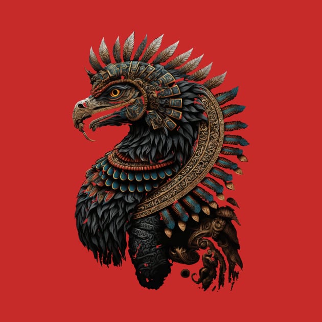 Quetzalcoatl Aztec Feathered Serpent Mayan Inca Toltec by Kertz TheLegend