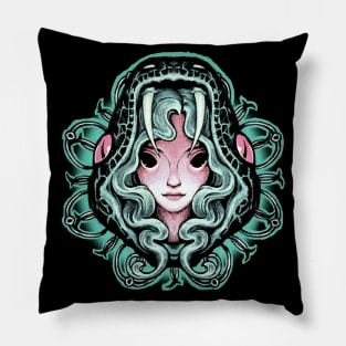 Serpent Girl Pillow