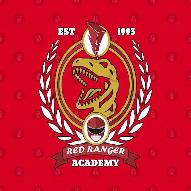 Red Ranger Academy by Vitalitee