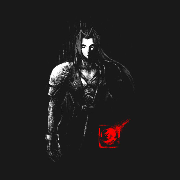 Disover One Winged Angel Ink - Final Fantasy VII Sephiroth - Video Game - Final Fantasy 7 - T-Shirt