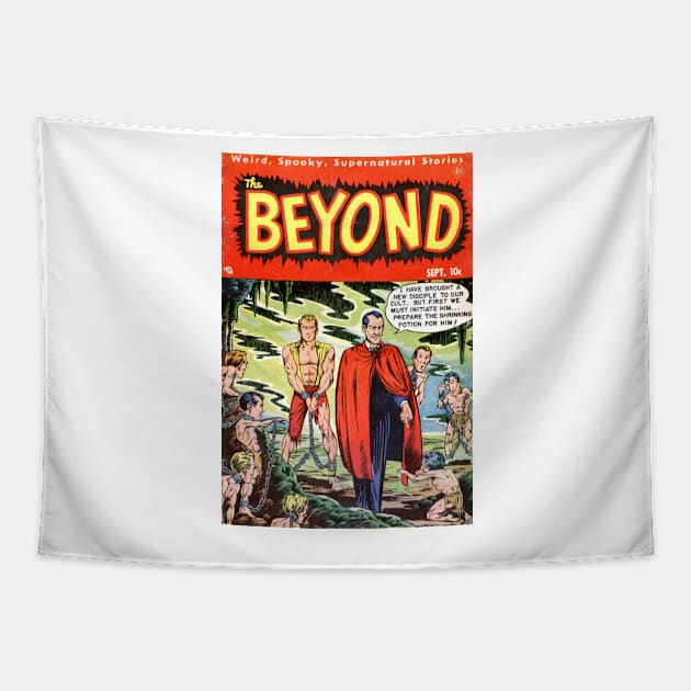 Vintage 'Beyond' Comic (1951) Tapestry by Bugsponge
