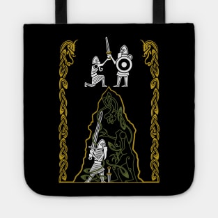 Beowulf Vs Grendel's Mother Tote