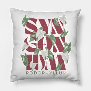 Syngonium Arrowhead Plant Pillow