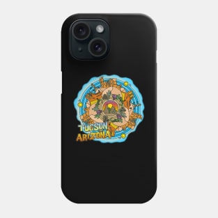 Tucson, Arizona Desert Southwest Themed Mandala Phone Case