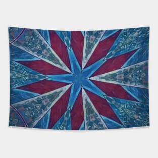 Glass Shards Art Tapestry