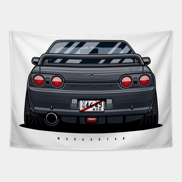 R32 GTR Skyline Tapestry by Markaryan