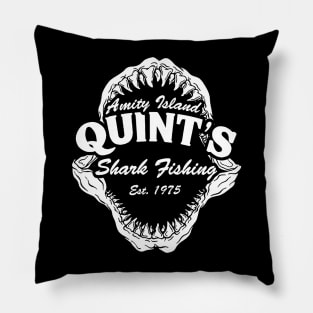 Quint's shark fishing Pillow