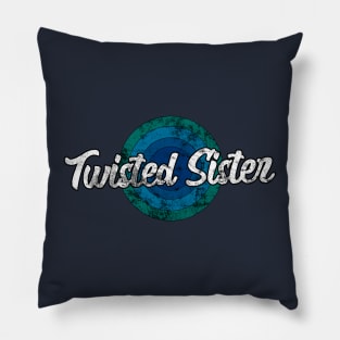 Vintage Twisted Sister Pillow