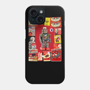 ROBOT COLLAGE Phone Case