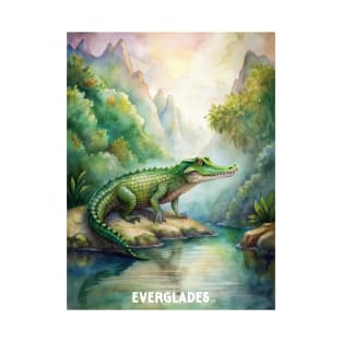 Everglades National Park with Crocodile T-Shirt