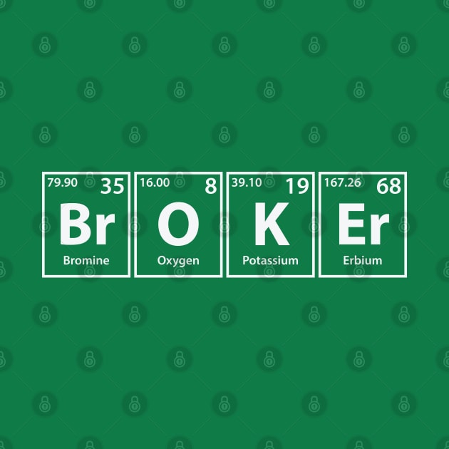 Broker (Br-O-K-Er) Periodic Elements Spelling by cerebrands