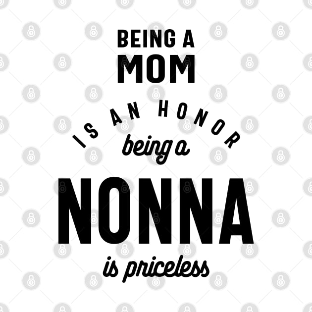 Womens Being a Nonna is Priceless Gift by cidolopez