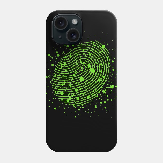 Dirty Fingerprint Phone Case by MplusC