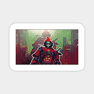 a samurai warrior Magnet