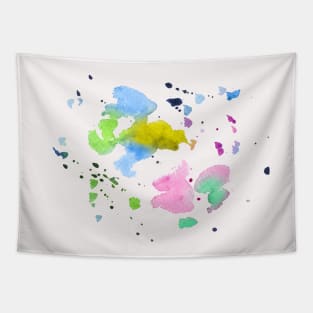 abstract watercolor stains Tapestry