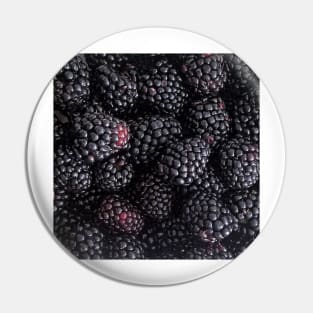Fresh Delicious Blackberries Original Color Pin