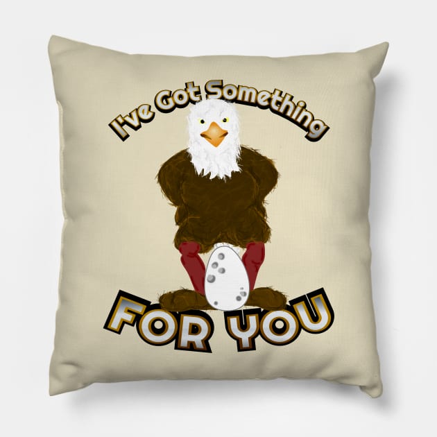 That Must be Eagle Man Pillow by ILLannoyed 