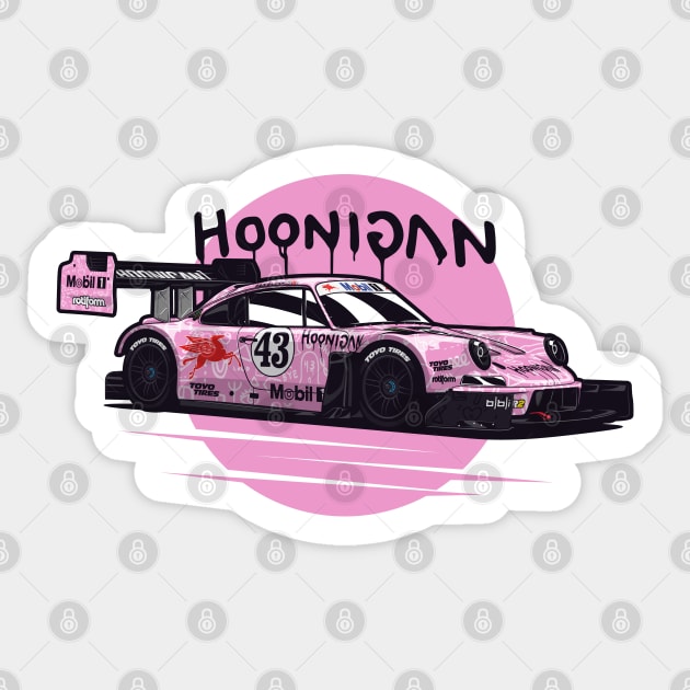 Pink Hoonipigasus Hoonigan Pikes Peak Race Car - Hoonipigasus