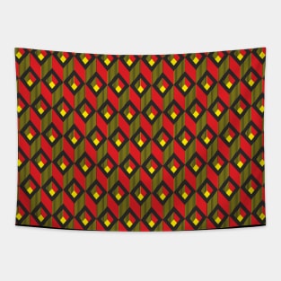 Colorful boxes Tapestry