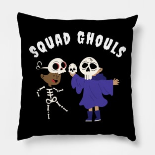 Squad Ghouls Costume for Halloween Pillow