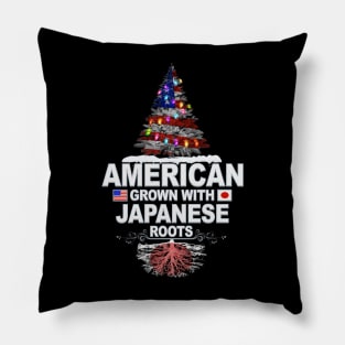 Christmas Tree  American Grown With Japanese Roots - Gift for Japanese From Japan Pillow