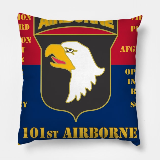 101st Airborne Division Pillow by MBK