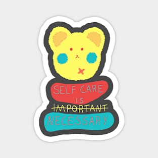 Self Care Bear Magnet