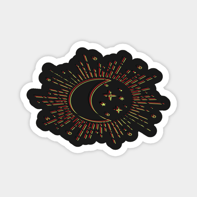 lunar eclipse Magnet by JENNEFTRUST