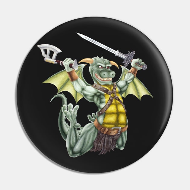 Narby the Barbarian Pin by gregspanier