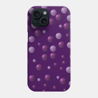 Purple Bubbles Phone Case