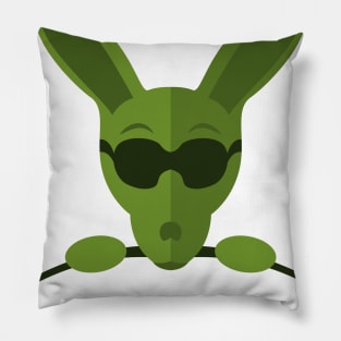 Green Kangaroo Pillow