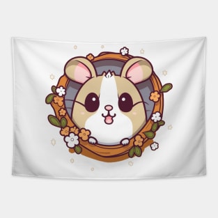 Cute Kawaii Hamster Tapestry