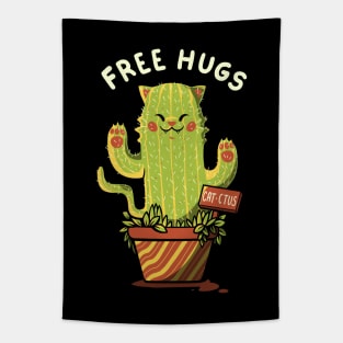 Catctus Free Hugs Cats by Tobe Fonseca Tapestry