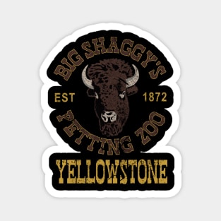 Yellowstone Bison Petting Zoo Magnet