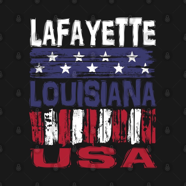 Lafayette Louisiana USA T-Shirt by Nerd_art