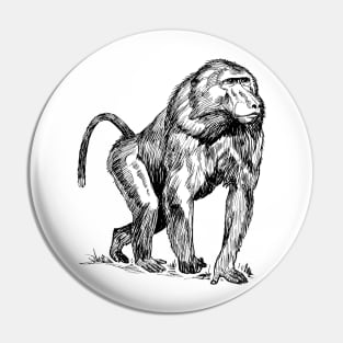 Baboon Pin