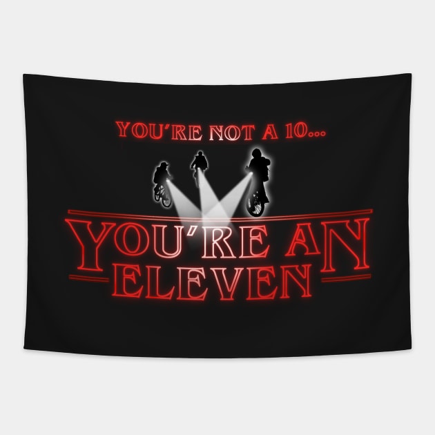 Stranger Things, ELEVEN not 10 Tapestry by NerdShizzle