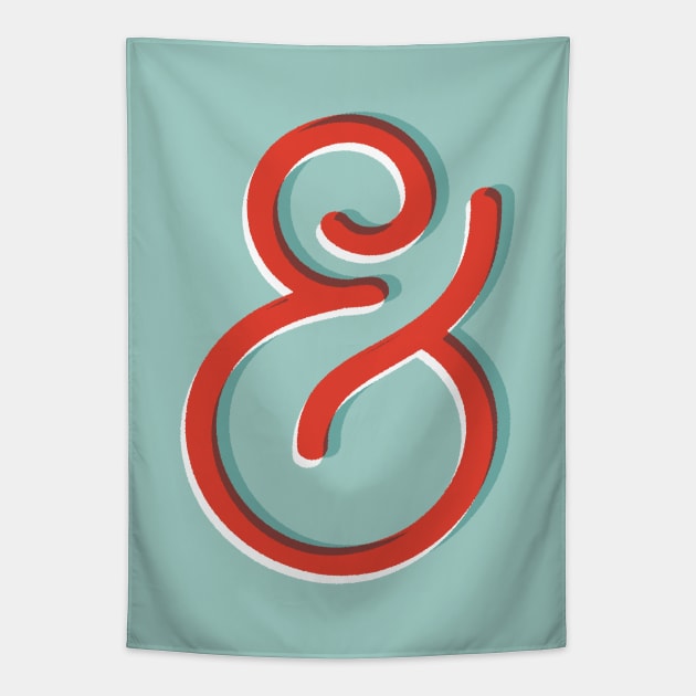 Ampersand Tapestry by MotivatedType